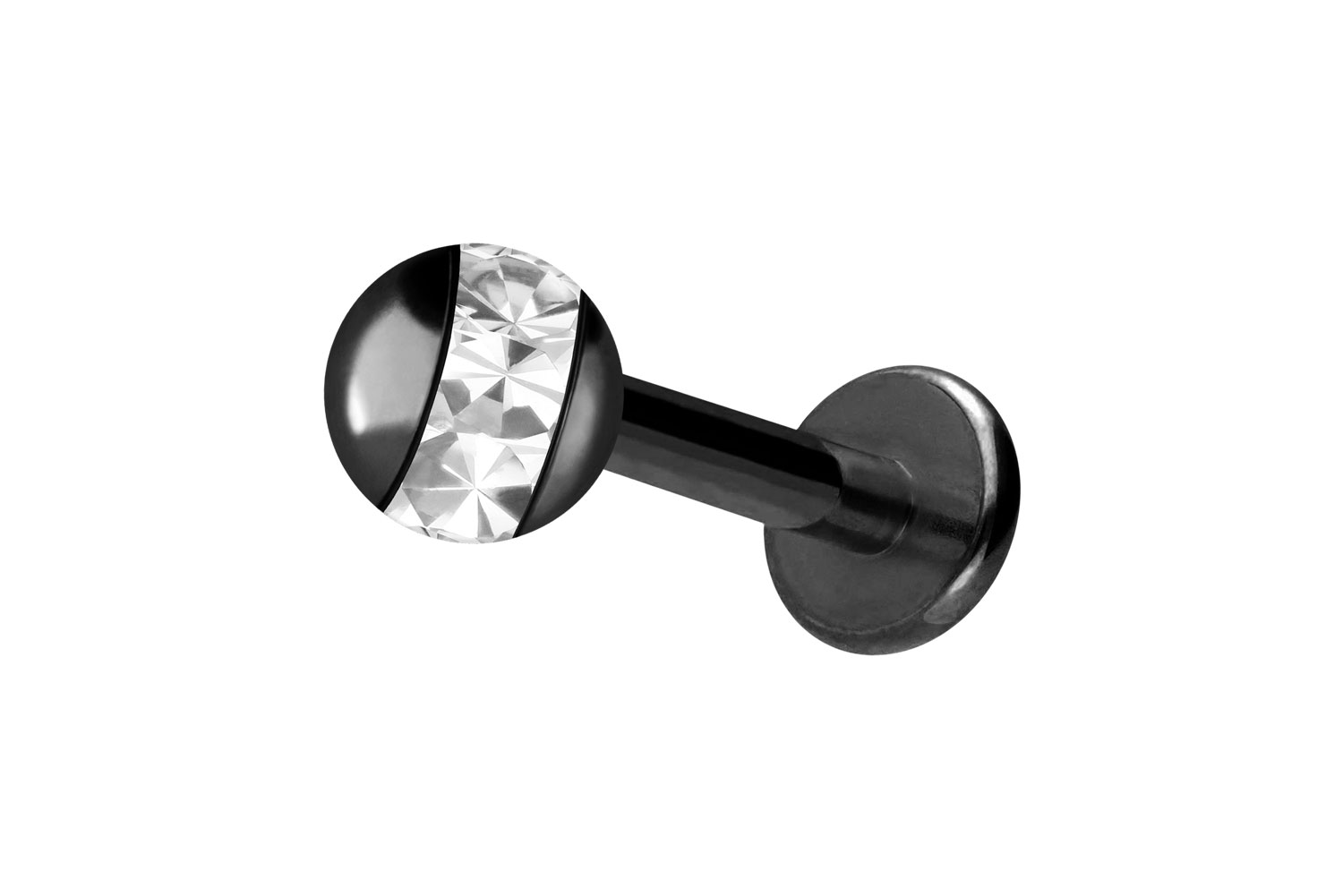 Chirurgenstahl Labret Piercing EPOXY-RING-KUGEL